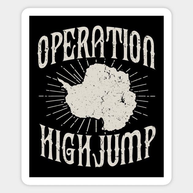 Operation Highjump, Vintage\Retro Design Magnet by VintageArtwork